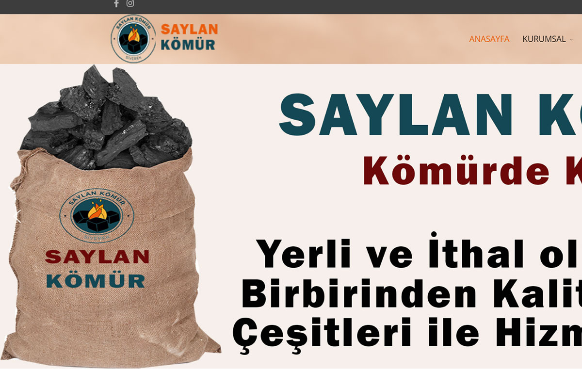 Saylan Kömür Web Sitesi Yayına Girmiştir